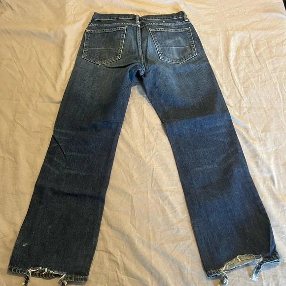 J. Crew Men's Dark Blue Bootcut Jeans - Picture 2 of 6